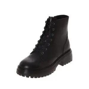 [NS홈쇼핑][SODA] 소다제화 여성 청키창 레이스업 앵클부츠 흑색 ALB418 KS-10..