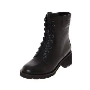 [NS홈쇼핑][SODA] 소다제화 여성 청키창 레이스업 앵클부츠 흑색 ALB419 KS-10..