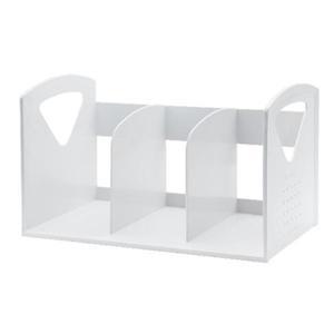 카파)책꽂이(신형3단II 95092 아이보리)