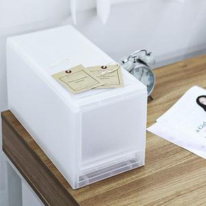 natural 서랍 박스 수납 정리함 반투명 18cm 수납박스 플라스틱 서랍장 펜트리 탕비실 책상정리 데스크오거나이저