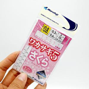 마루후지 와카사기 5 사쿠라 W-034 5본 빙어채비