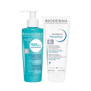 바이오더마 베이비 아기 마사지 오일&크림 에이비씨덤 윌 두쎄르 200ml + 아토덤 프리벤