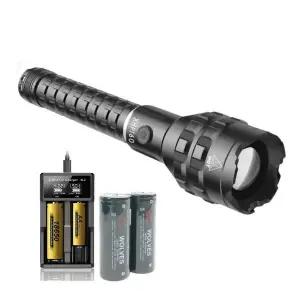 고품질 전술 LED손전등 현장 파우치 탐사 줌 4칼라 포함 UV기 (WFH2050)