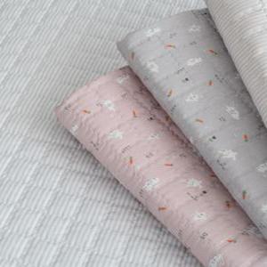 국산 토끼 부드러운 뱀부 침대 방수 패드 퀸 사이즈 방수 매트