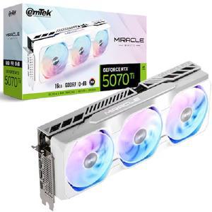 이엠텍 지포스 RTX 5070 Ti MIRACLE WHITE D7 16GB /m