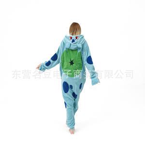 잠옷홈웨어 개구리 동물 플리스 이상해씨 잠옷 남녀 캐릭터 긴팔 종자 심쿵희망