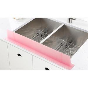 실리콘 설거지 물튀김 물막이 싱크대물튀김방지 생활용품 씽크대선반 씽크선반