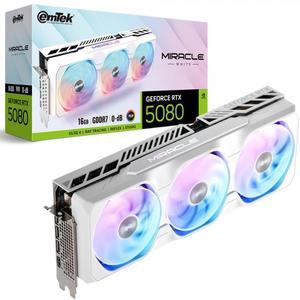 이엠텍 지포스 RTX 5080 MIRACLE WHITE D7 16GBㅇMMㅇ