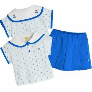 [보리보리/모이몰른]유아 블루밍 스커트 상하복 M252STG10P