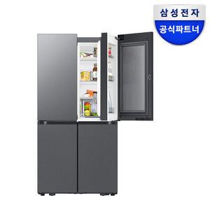 삼성전자 비스포크 냉장고 4도어 902L RM70F90M2D 에센셜다크메탈 AI 푸드쇼케이스 2025년 신형