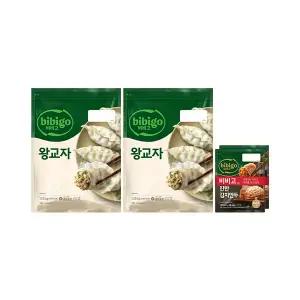 CJ 비비고 왕교자 1.05kg, 2개 + 비비고 수제진한김치만두 400g, 2입, 1개