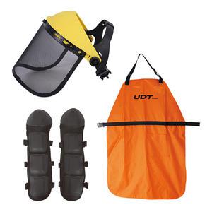 예초기 보호장비 세트 고급 3종 보호장구 무릎보호대 안면보호구 앞치마