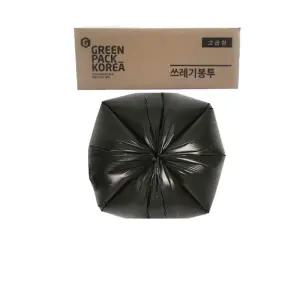 분리수거용으로 사용되는 40L 배접 비닐 봉투 1000매/쓰레기통/분리수거/쓰레기/일회용/큰/대형/봉지/검정