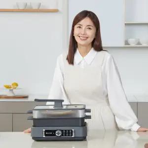 [마이어] 3 in 1 멀티쿠커 (전골팬+그릴팬+찜기) GP-001