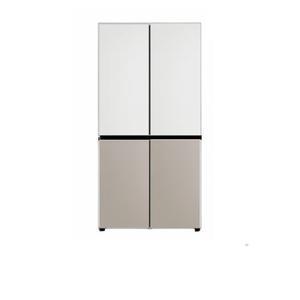 삼성 비스포크 AI 하이브리드 RM80F91K1XJ  4도어냉장고 새틴 화이트 + 새틴 베이지(삼성물류설치)
