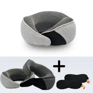 여행필수 기내용 안대 귀마개 목배게set