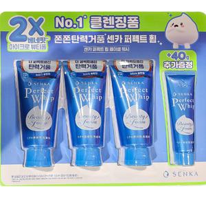 SENKA 센카 퍼펙트 휩 클렌저 120gX3+40g 클렌징폼