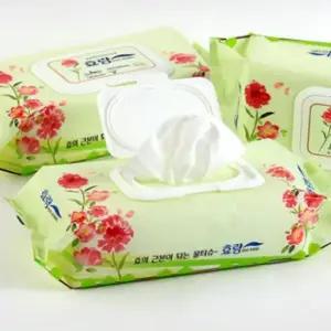 물티슈 캡형 빅사이즈 어르신 두꺼운 도톰 20p 요양원 엠보타입 빅사이즈