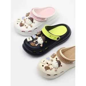 [하프클럽/]캐릭터 아쿠아 통굽 슬리퍼샌들 6cm