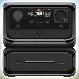 에코플로우 리버3 맥스 (리버3 플러스+EB300) 캠핑용 파워뱅크 572Wh 배터리 차박 캠핑