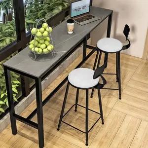 패브릭 바텐의자 화이트 블랙스틸 셀레네 (WFHJL3O)