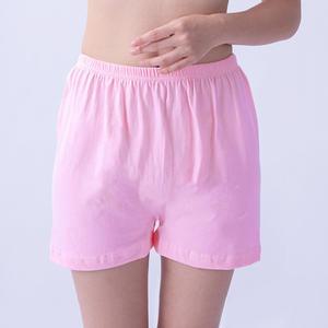 여성 순면 사각 트렁크 팬티 통기성 속옷 밴딩 반바지 하의 홈웨어