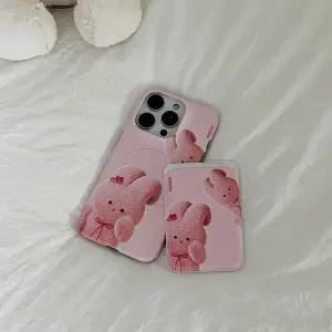 더나인몰 windys pink ribbon 맥세이프 하드 폰케이스