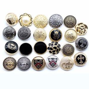 명품단추 코트 셔츠 수입 금속 예쁜 빈티지 이쁜 금장 장식 라운드 의류 바느질 고급 단추