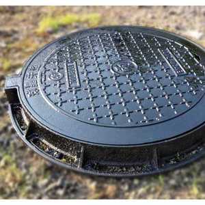 철제 맨홀커버 원형 뚜껑 정화조 배수로 차도 원형 덮개