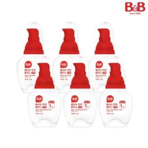 비앤비 베이비치약 액상형 사과 80g 6입(신생아/아기)_K140