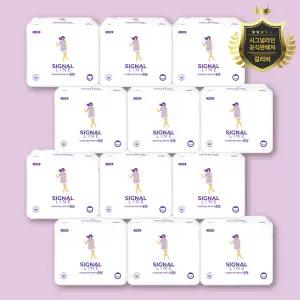 [시그널라인] 입는 오버나이트 팬티형 생리대 중형 12팩(96P)