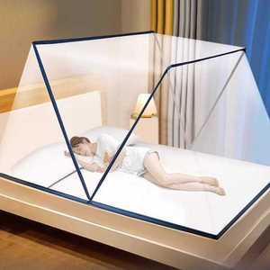 모기장 1인 접이식 폴딩 벙커 간이침대 캠핑용 여행용 싱글 80cm