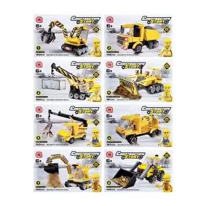 고품질 중장비 블럭 8종 세트 조립용 합체 블록 장난감 (WFGJFFH)