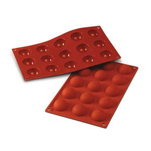 실리코마트 반구15구 40mm SF005 초콜렛 실리콘몰드 무스 디저트