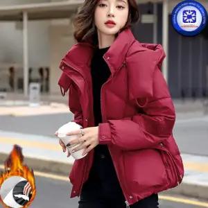 여성 가을겨울 KATRINE 케트린 포인트 주름 하트장식 따뜻한 웰론 코튼 탈부착후드 패딩점퍼 3칼라/4