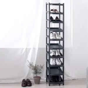 슬림 신발정리대10단 정리 수납 운동화 구두 다용도 거치대 신발장 정리용품 선반