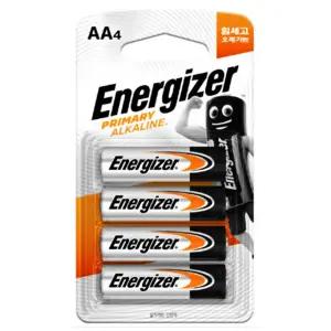 에너자이저 알카라인 프라이머리 AA 건전지(4입)