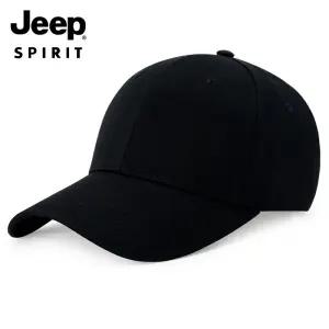 JEEP SPIRIT 남여공용 무지 볼캡 야구 모자 CA0601 블랙
