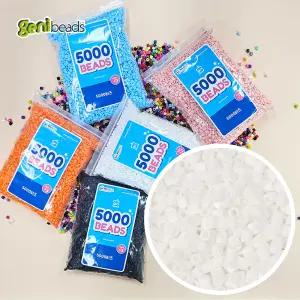 지니비즈 싱글컬러 리필팩 5000비즈_화이트