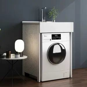 하부장 세면대 세탁기 베란다 욕실대 건조기 럭셔리 빨래판 세탁실 일체형
