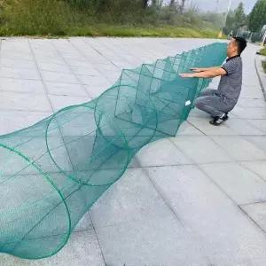 지네통발 긴 대형 어망 뱀장어 그물 매듭