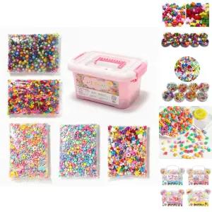 대용량 비즈 세트/팔찌/키링/만들기/목걸이/구슬줄/재료/구슬/악세사리/부자재/아이/큐빅/공예/컬러볼/원석