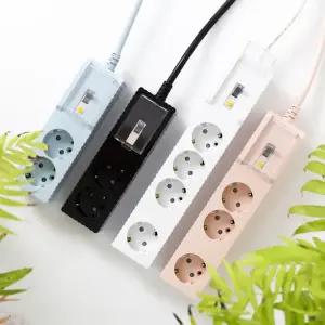 파워존 국산 자동소화 고용량 2~4구 누전차단 멀티탭