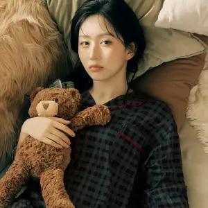 [해원'pick] 소프킨 그리든 긴팔 커플 잠옷 세트