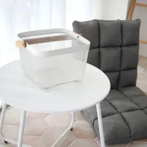 메쉬 손잡이 사각 바구니