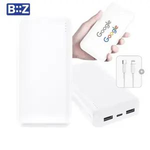 비즈 3포트 20000mAh 대용량 보조배터리 레이저 각인 인쇄 BP2000