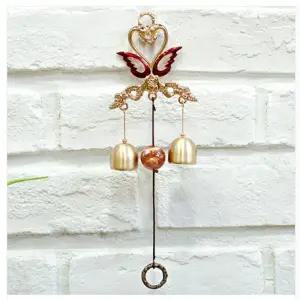 금백조 종(2P)/소리/도어벨/알림/벨/현관/문/장식/출입/풍경/액막이/풍수/자석/인테리어/딸랑이/고급/대문