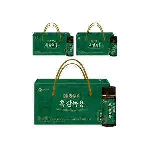 CJ 한뿌리 흑삼녹용 100ml, 10입, 3개