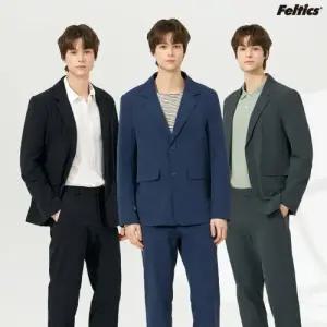 남성 컴포터블 캐주얼 수트 셋업 2종 (F508M)_638092