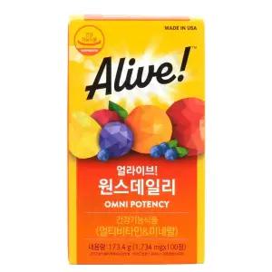 얼라이브 원스데일리 멀티비타민 100정 1개